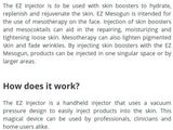 EZ Injector Mesotherapy Gun 5-pin Needles - MasksńMore