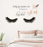 Spa Lash Salon Decal Decor - Weekend Lashes