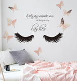 Spa Lash Salon Decal Decor - Weekend Lashes