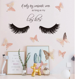 Spa Lash Salon Decal Decor - Weekend Lashes