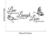 Spa Salon Decal Decor - Live, Laugh, Love