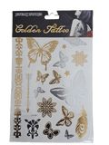 Metallic Gold/Silver Henna Tattoos - MasksńMore