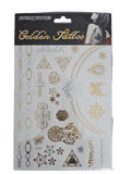 Metallic Gold/Silver Henna Tattoos - MasksńMore