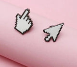 Novelty Retro Scrub Pin Enamel Brooch Assorted - MasksńMore