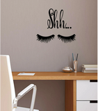Spa Salon Decal Decor - Shh