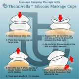 Silicone Vacuum Cupping Massage Therapy Set - 4pcs - MasksńMore