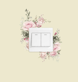 Spa Salon Decal for Light Switch - Floral - MasksńMore