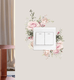 Spa Salon Decal for Light Switch - Floral - MasksńMore