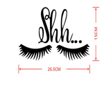 Spa Salon Decal Decor - Shh